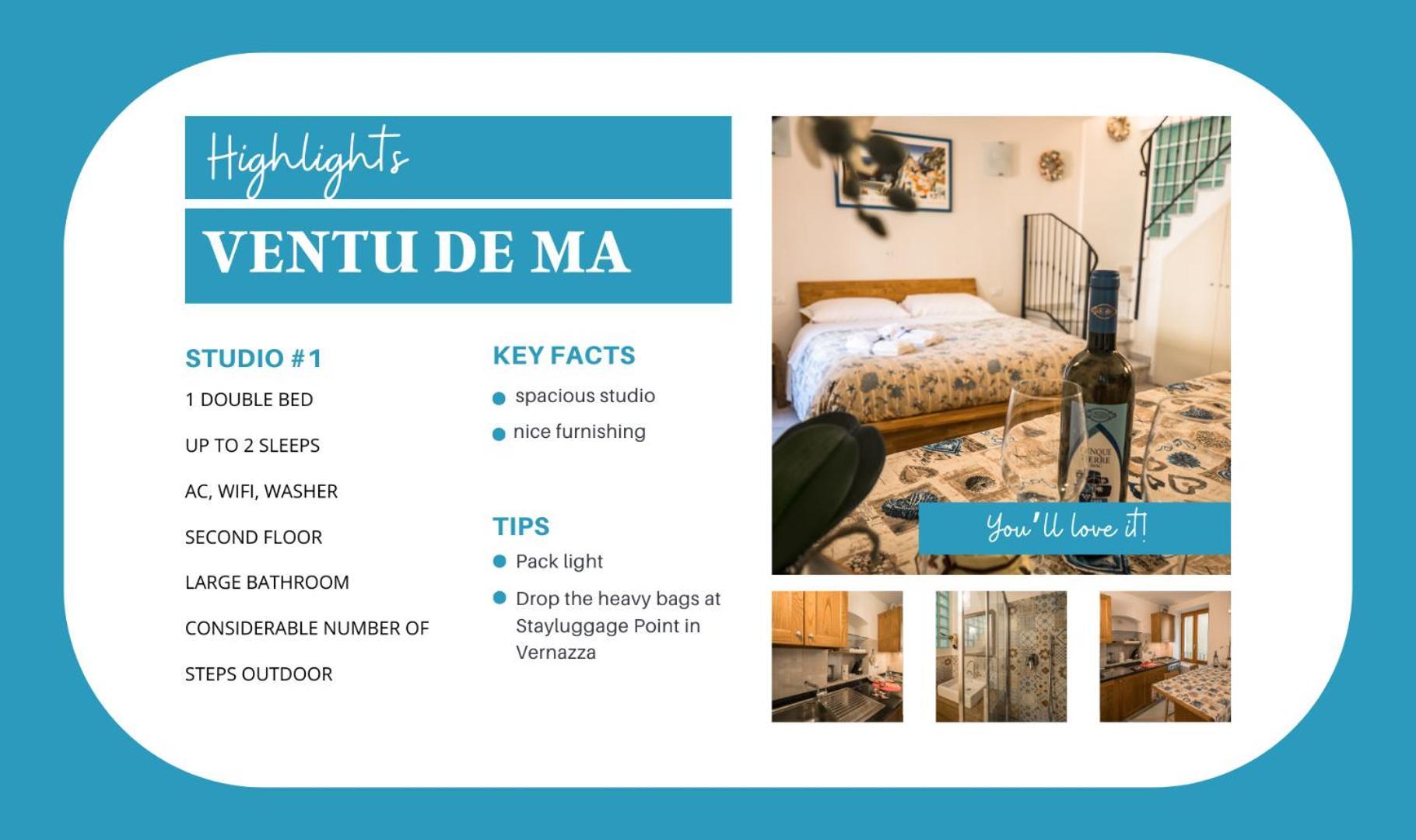 Ventu De Ma Apartment Vernazza Bagian luar foto